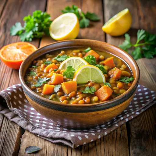 Spiced Lentil and Sweet Potato Curry